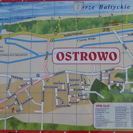 Krzywy W Ostrowie Morza Brzeg